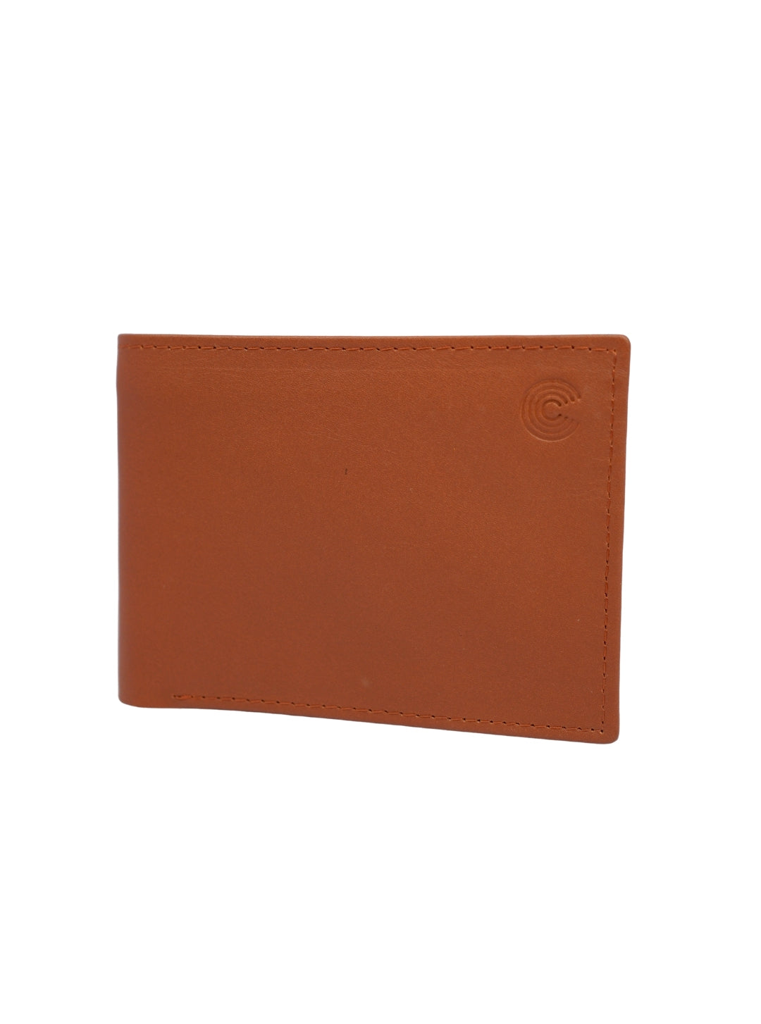 Califord Tan Leather Bifold Wallet