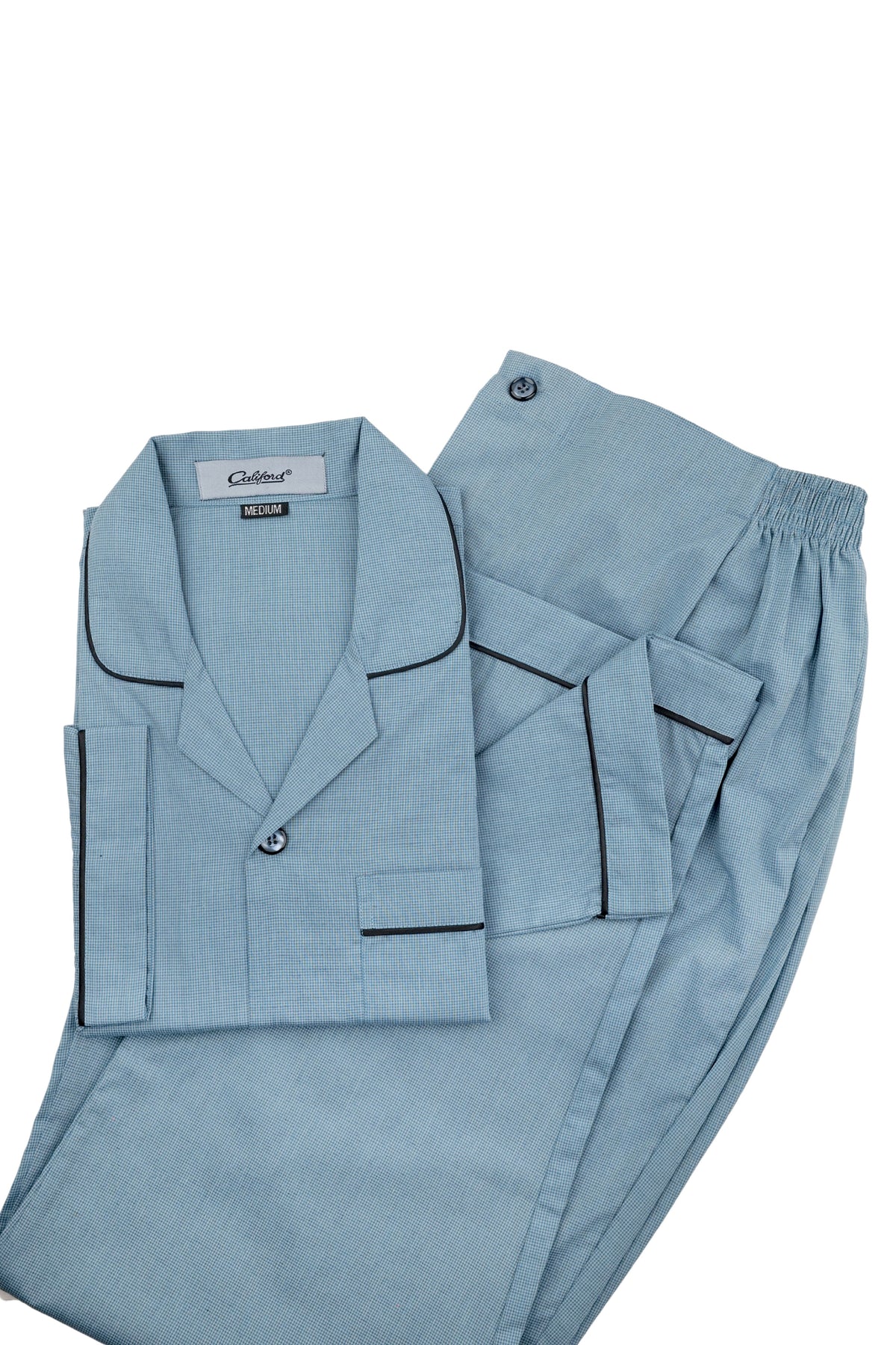 Slate Blue Micro-Pattern Night Suit / NS0926 - #9