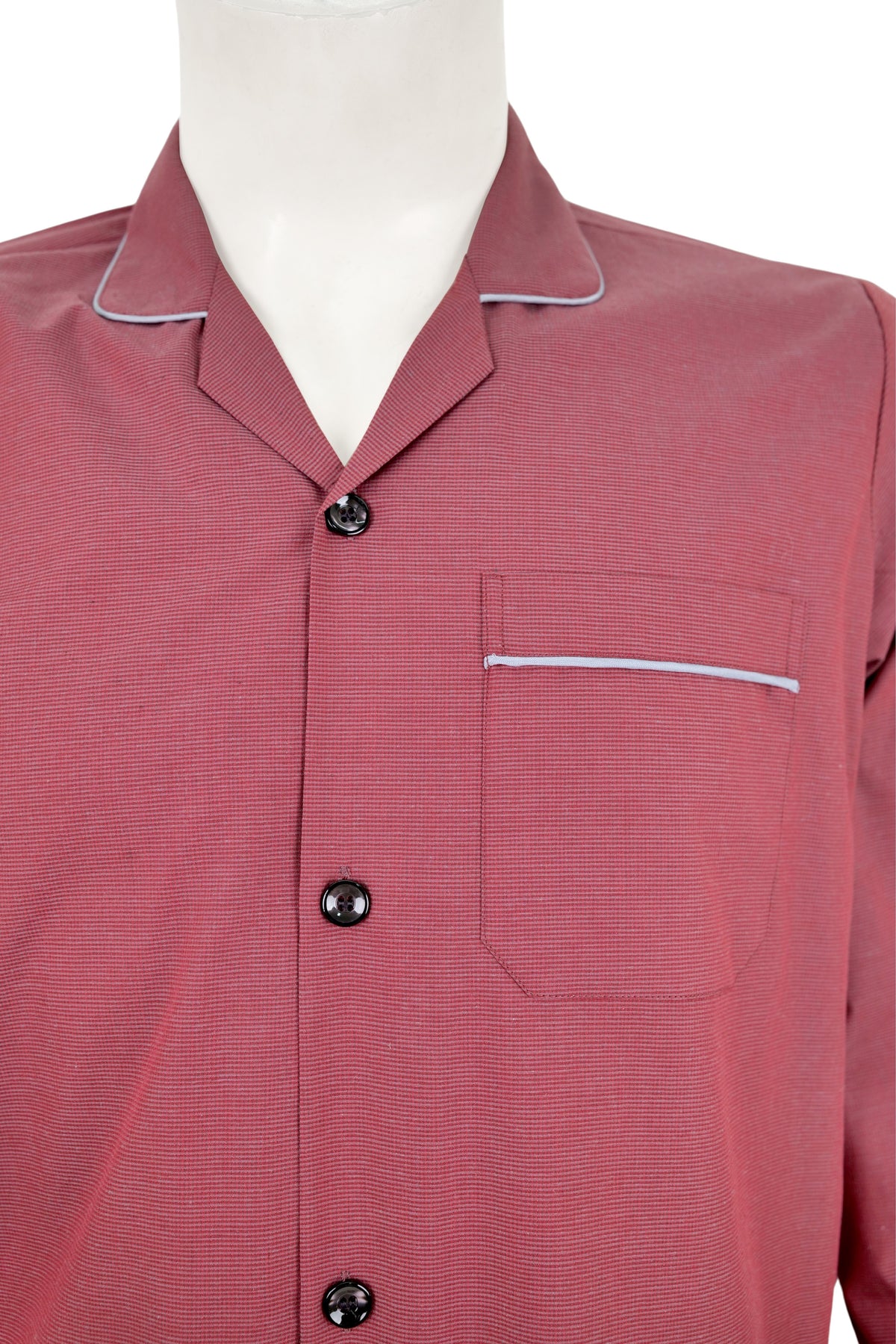 Crimson Pinstripe Night Suit / NS0926 - #10