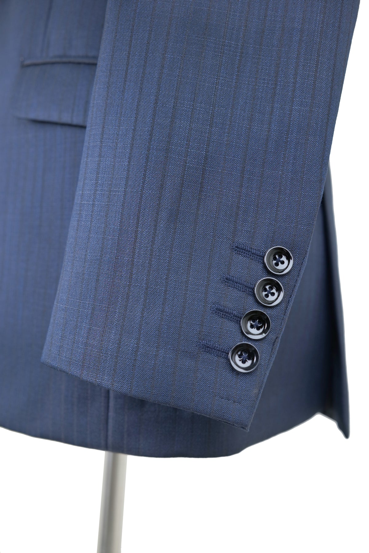 Navy Blue Pinstripe Suit / ANL83-26STRS / COL# NAVY