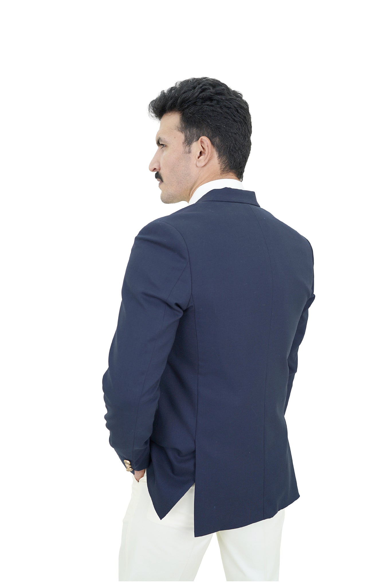 Midnight Navy Tailored Blazer / MTL14-25 BLZ / COLOR N-BLUE