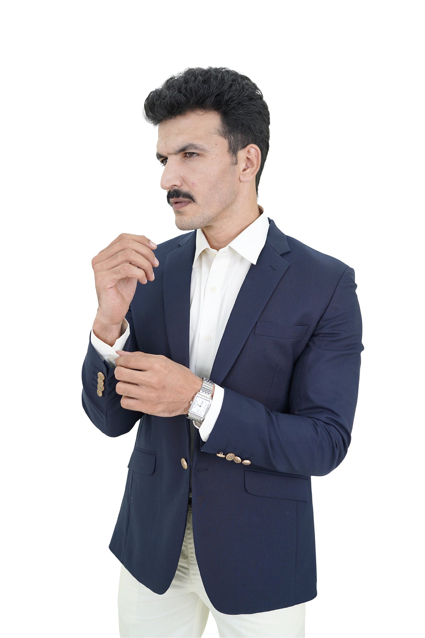 Midnight Navy Tailored Blazer / MTL14-25 BLZ / COLOR N-BLUE