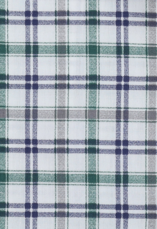 Blue & Grey checkered half sleeve - 022490-24-08