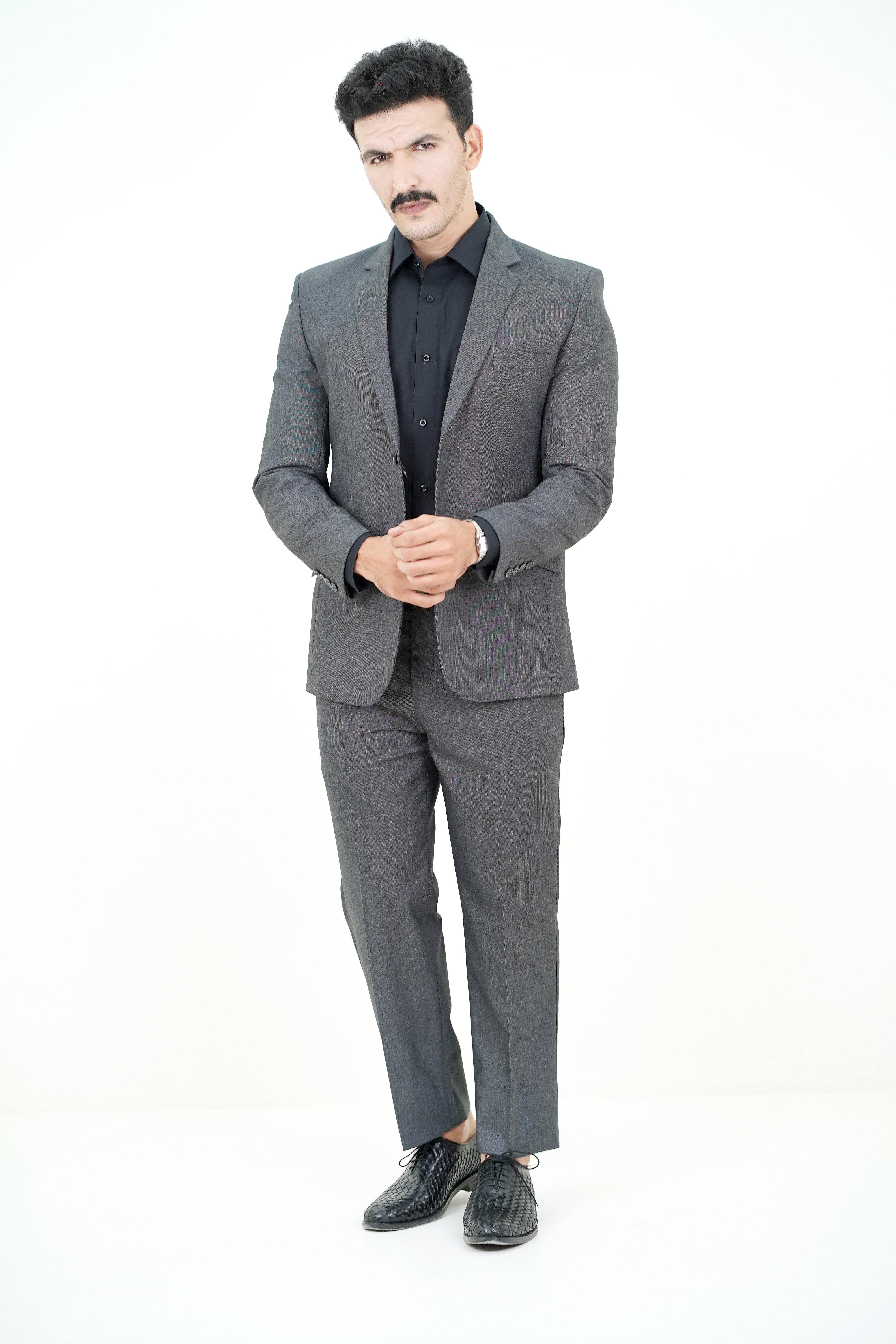 Charcoal Grey Suit / ANAL70-25STRS SUIT / COL#M - GREY