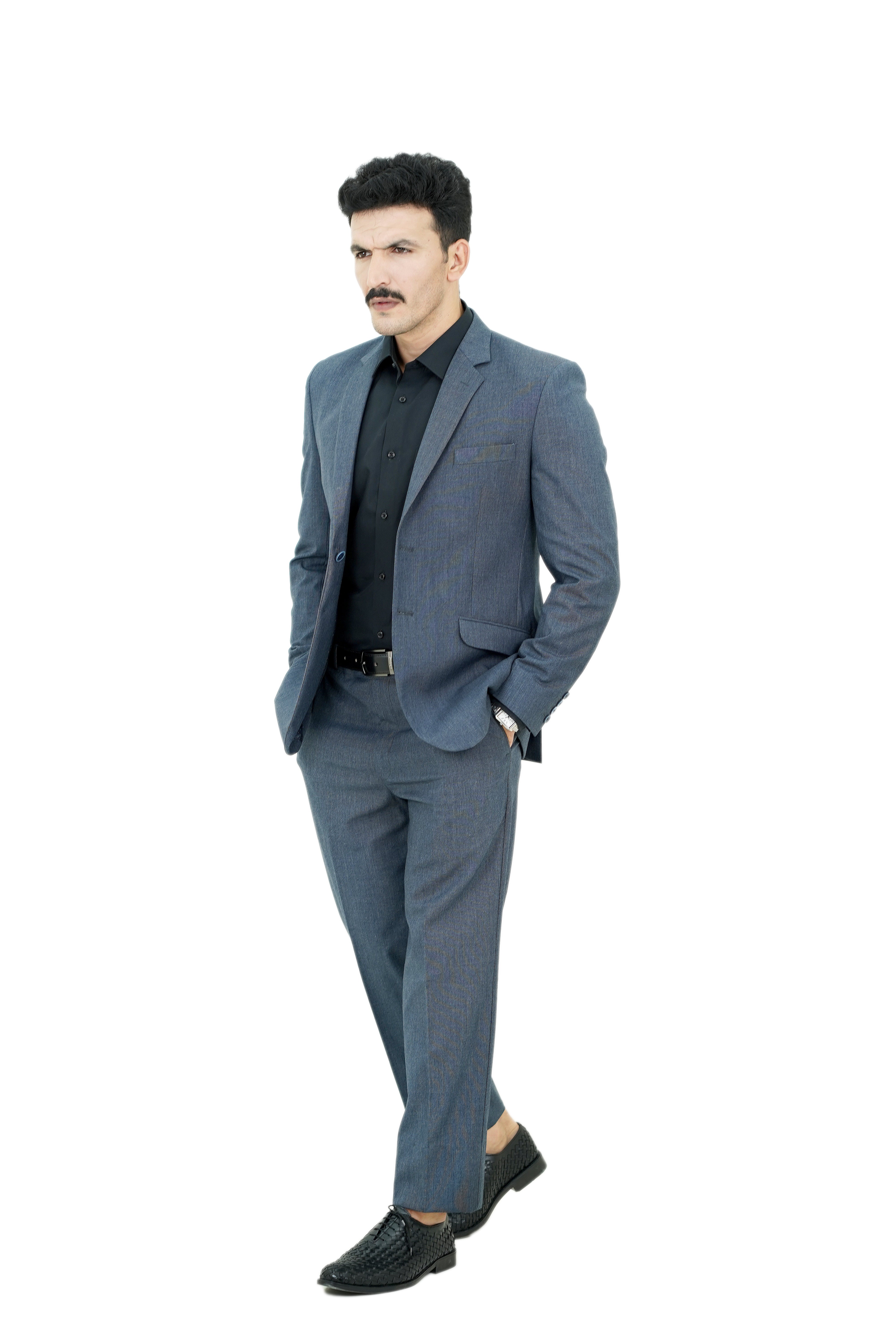 Steel Blue Suit / ANAL70-25 SUITS / COL#M - BLUE