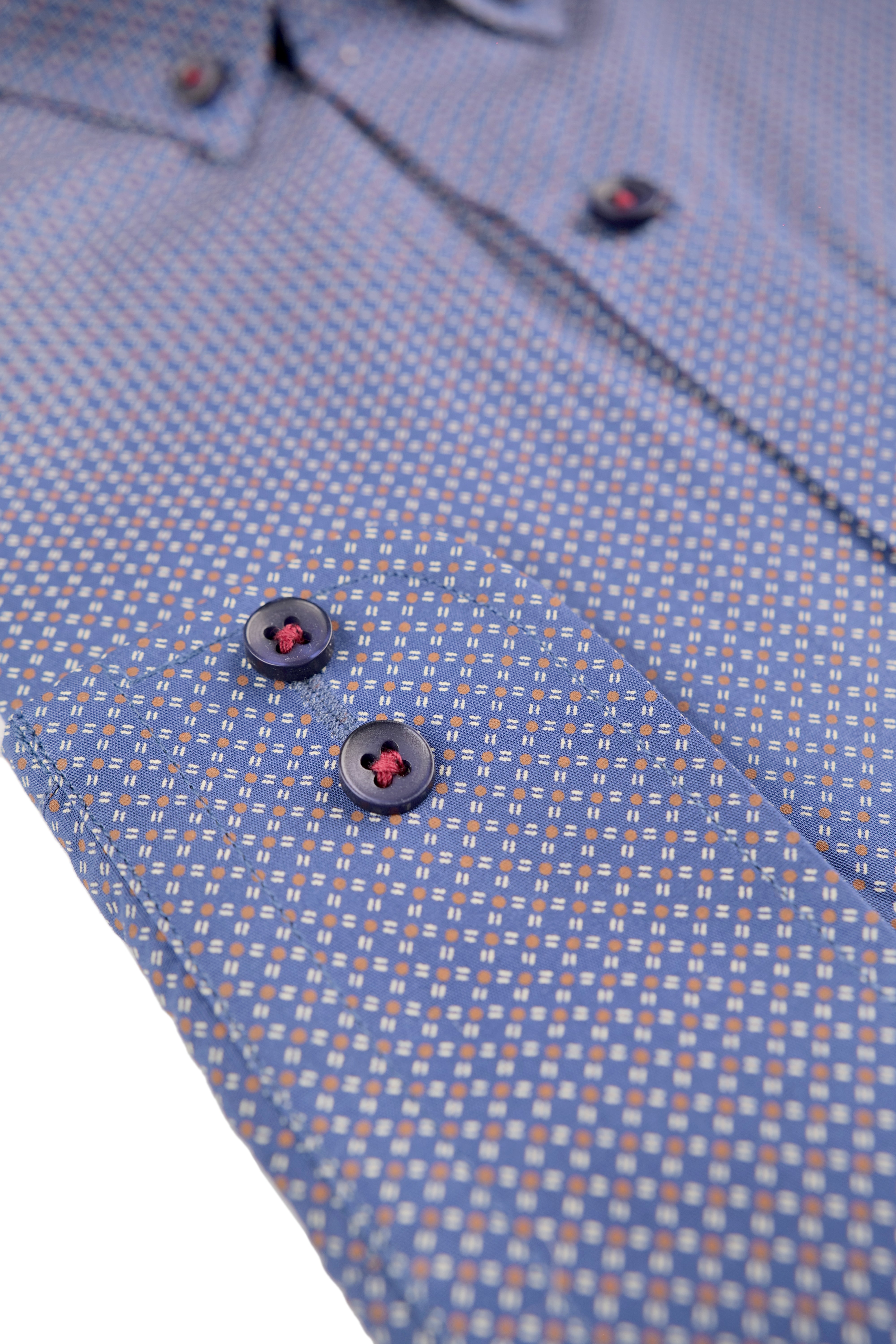 Periwinkle Micro-Geometry Shirt - 052638/02