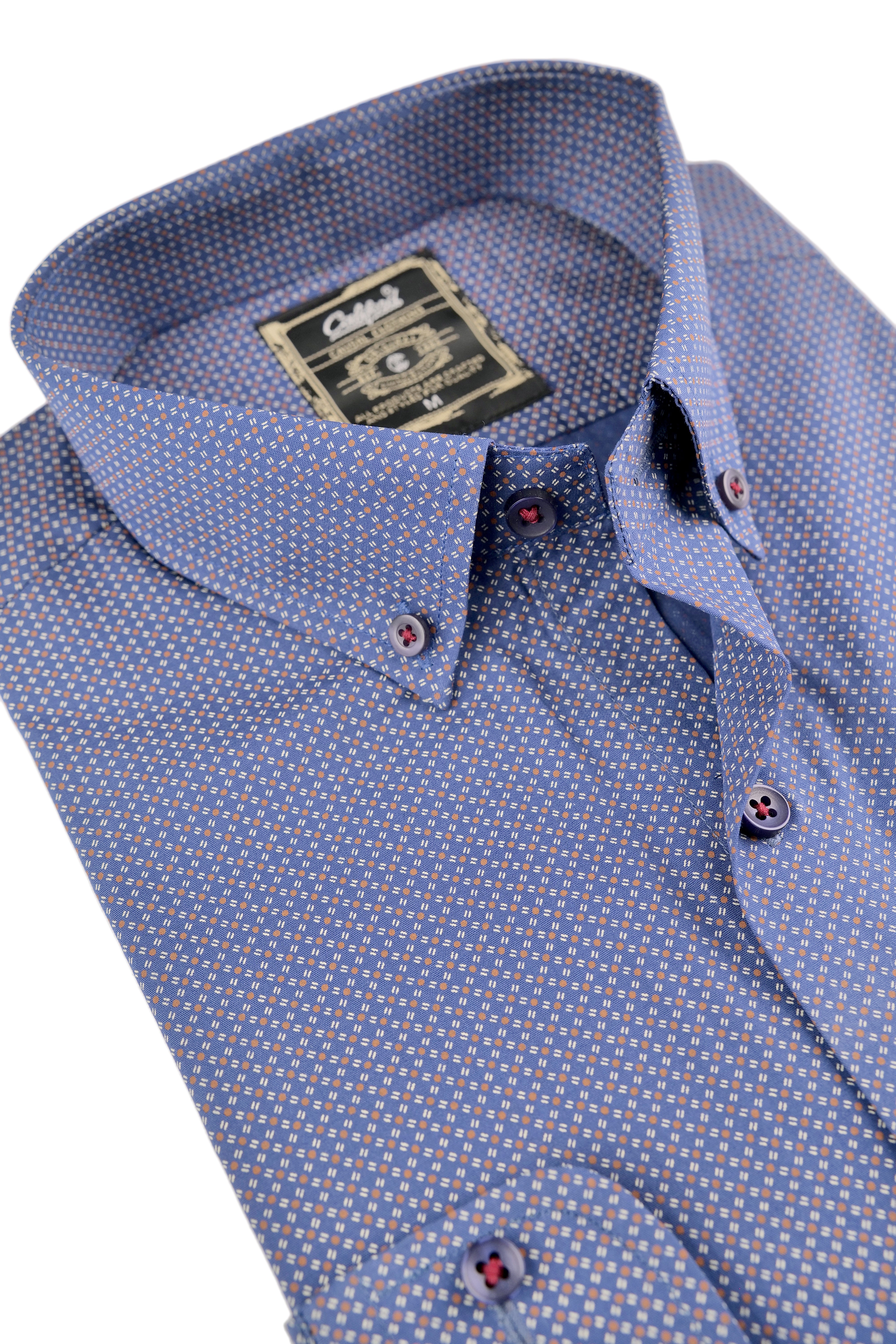 Periwinkle Micro-Geometry Shirt - 052638/02