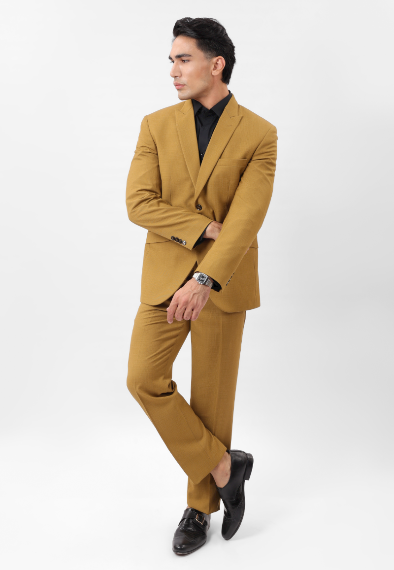 Golden brown suit - anal58-24