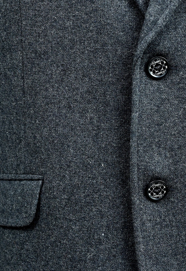 Dark grey wool blazer (WBLZ-DG)