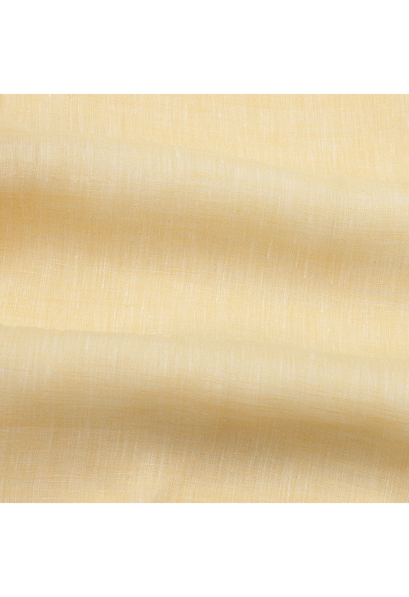 Lemon yellow linen shirt - 032250- 03 - Califord