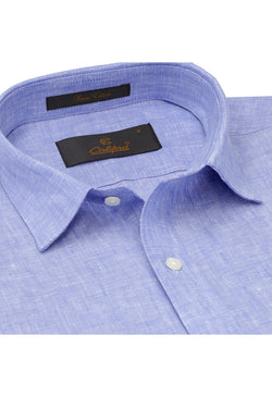 Ultra marine linen shirt - 032250-10