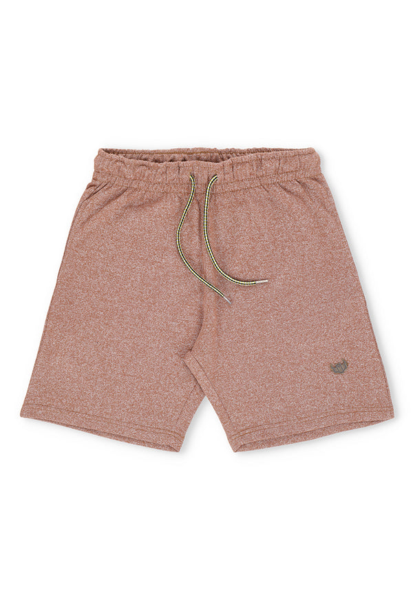 French terry shorts - Brown - Califord
