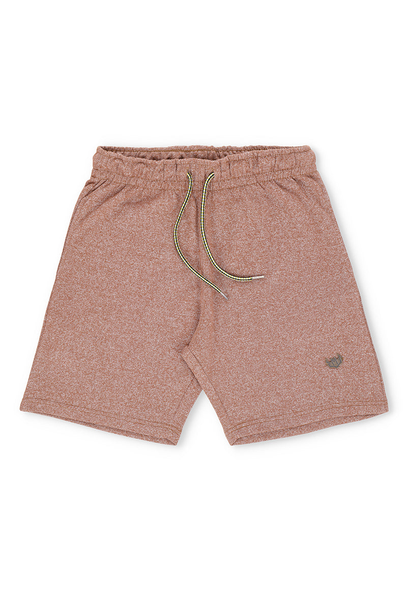 French terry shorts - Brown
