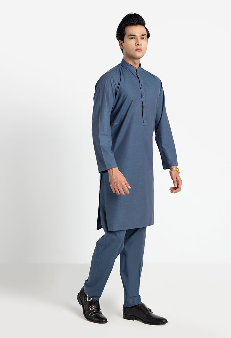 Kurta pajama suit - fm012201 - Blue – Califord