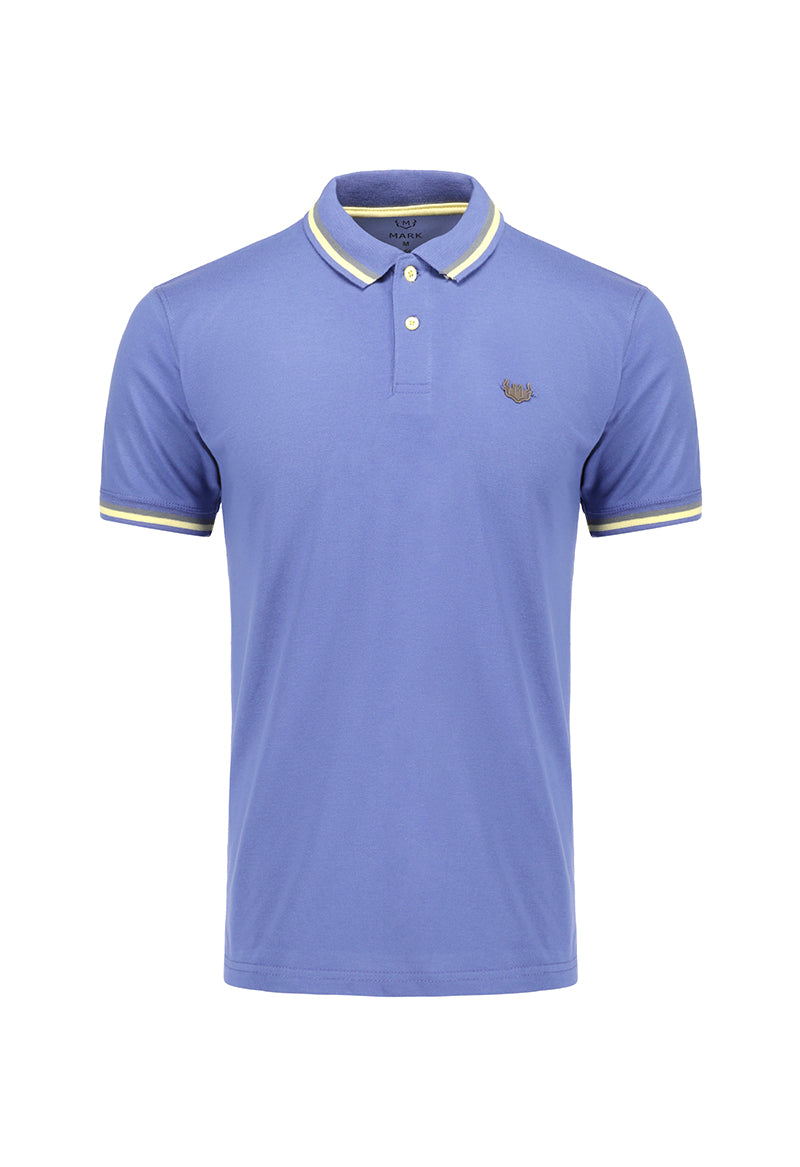 Basic polo - Eggplant blue - Califord